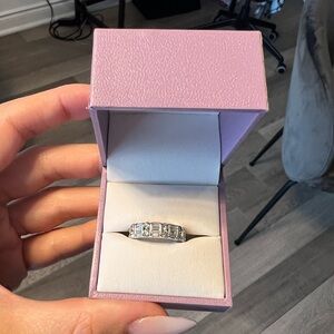 Michael Hill Diamond Ring (10 carat white gold - 1 carat total diamond)